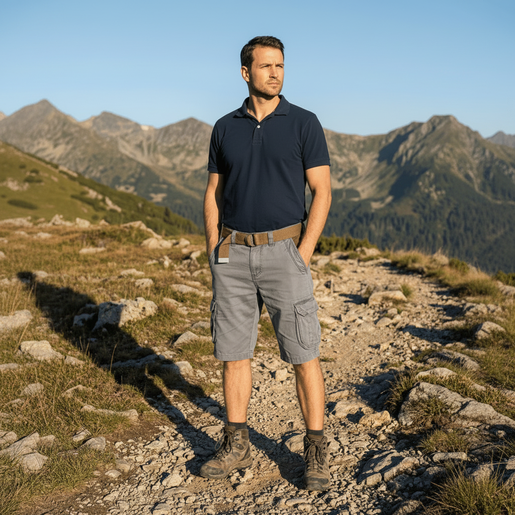 MAVERICK Shorts – Shorts cargo confortables avec de nombreuses poches pour hommes
