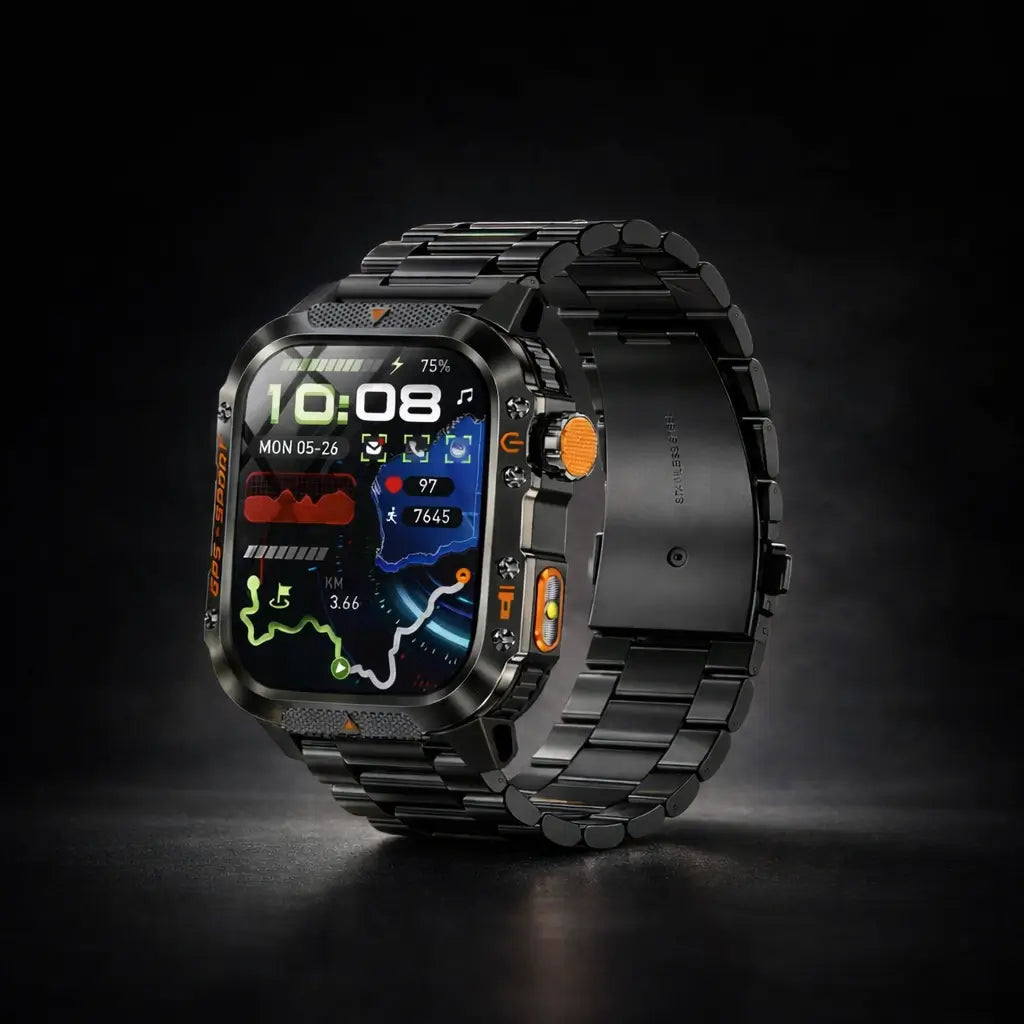 NovaForce X2 Pro | Montre GPS robuste avec plus de 100 modes sportifs | Navigation multi-satellite pour un mode de vie actif