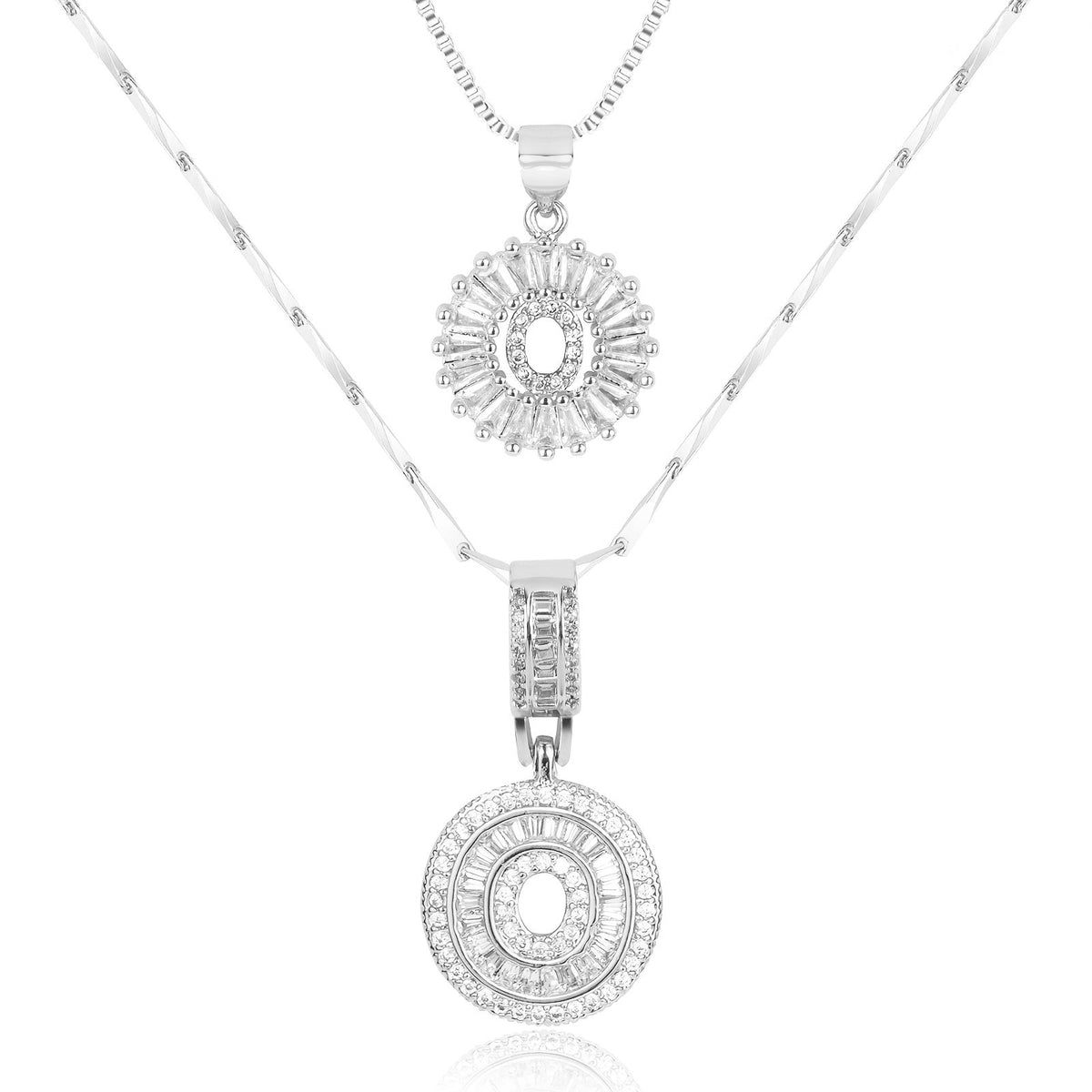 Collier GemLetter - Pendentif Initial avec Finition Luxe