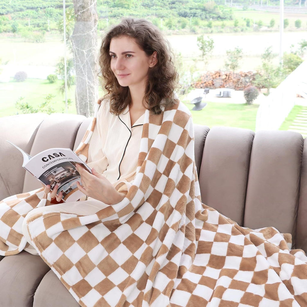 Plaid – Doux, Chaud Plaid pour Canapé et Lit
