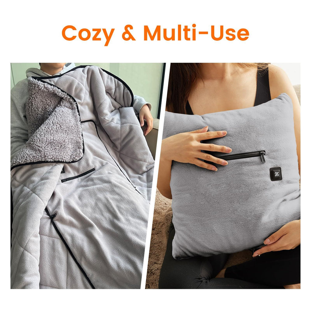 Couverture Chauffante Électrique pour Femmes – Couverture Douce pour un Confort Supplémentaire