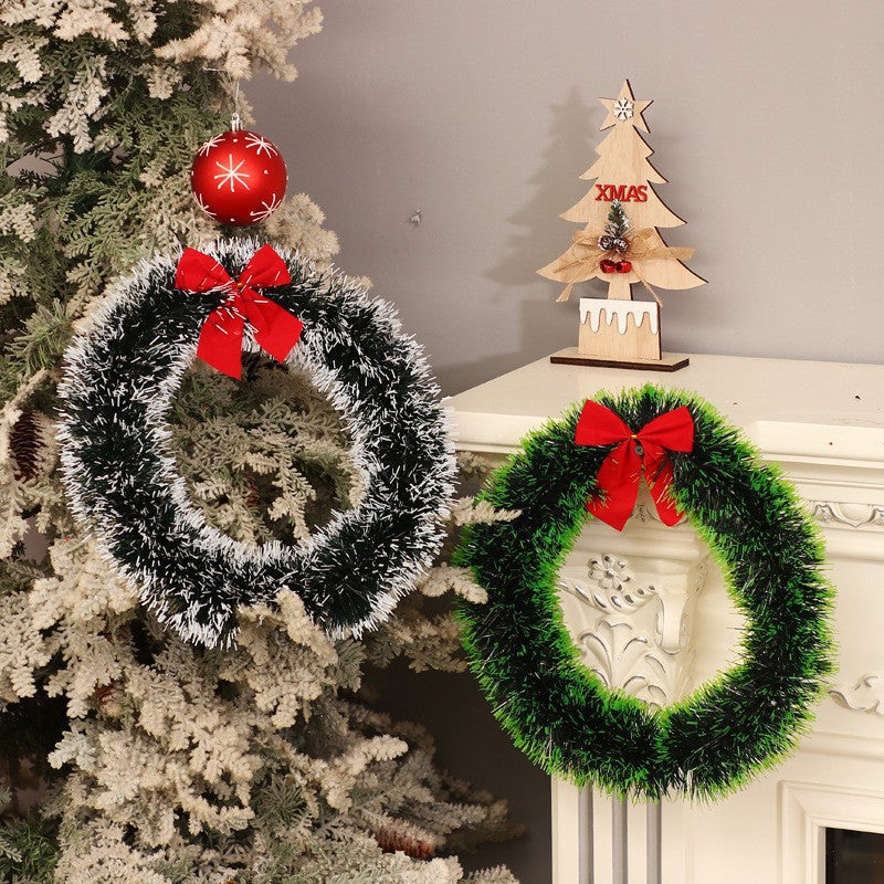 Couronne de Noël comme Décoration de Porte – Décoration de Noël Ambiance pour la Maison