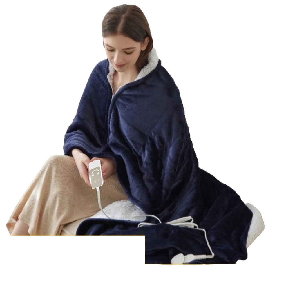 Couverture Chauffante Électrique – Douce Couverture Chauffante pour Canapé et Lit