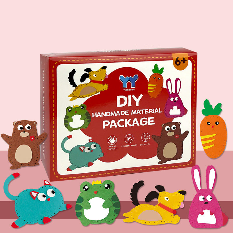 Kletshuts™ SewingCraft 1+1 GRATUIT : Kit de couture DIY Animaux pour Enfants, Set de Créativité