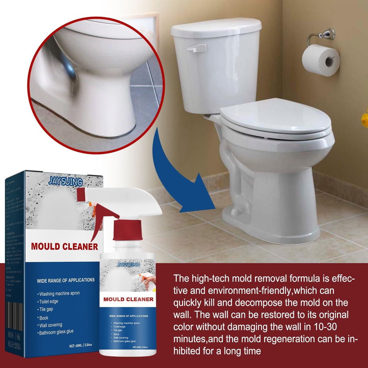 Cleaner Pro° AntiMould : Nettoyant Anti-Moisissure