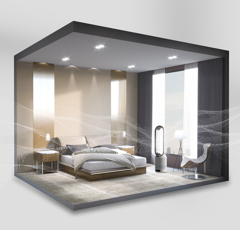 AirPure Pro – Refroidisseur d'air 3-en-1 avec nettoyage UV & ioniseur | Ventilateur portable de 6L