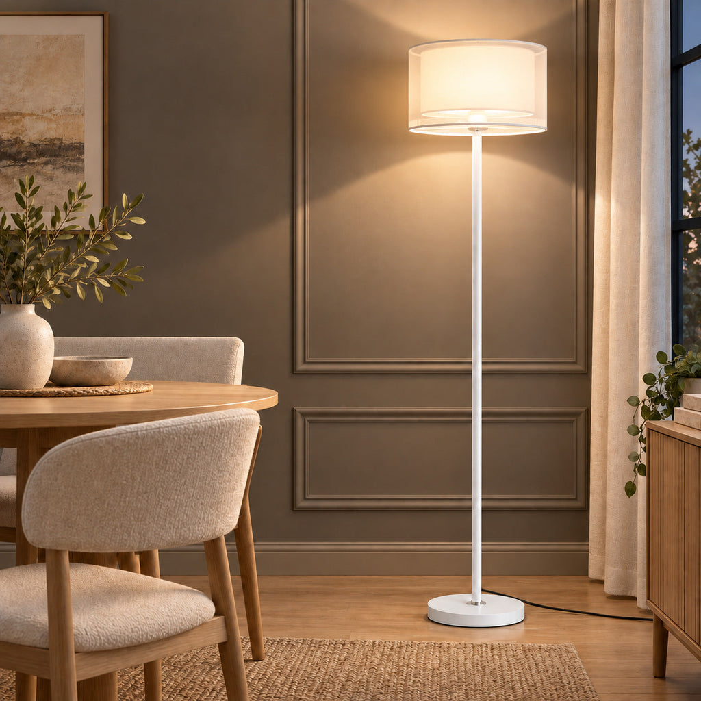 Lampe sur pied LED moderne et minimaliste