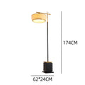 Lampadaire Élégant avec Base Géométrique – Lampe Design Réglable