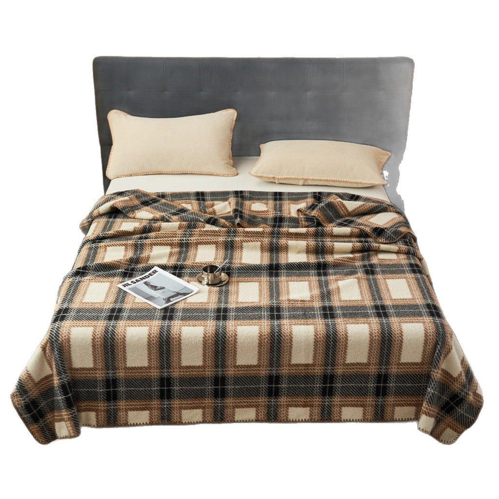 Plaid en Fleece Doux – Couverture Chaude et Décorative pour Canapé