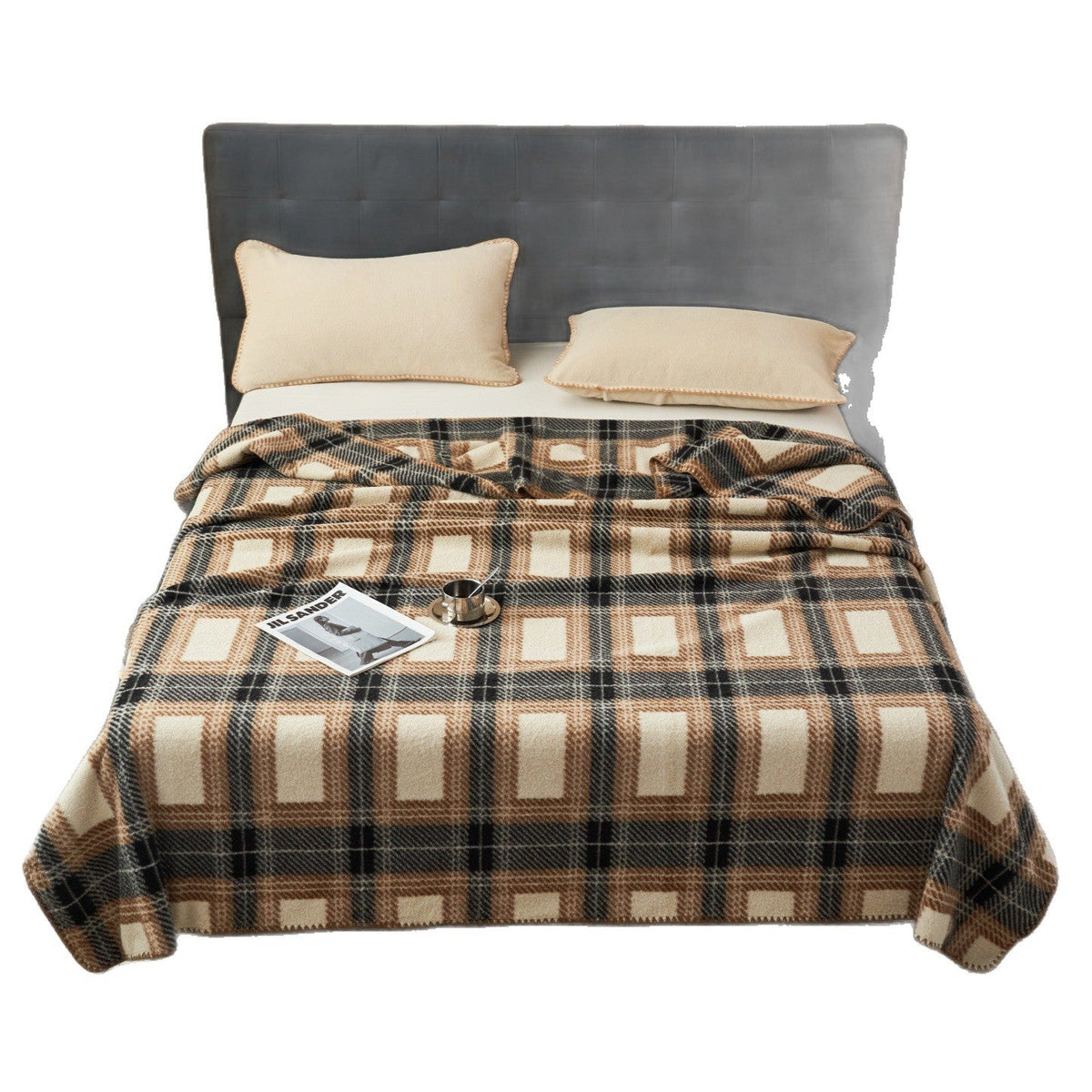 Plaid en Fleece Doux – Couverture Chaude et Décorative pour Canapé