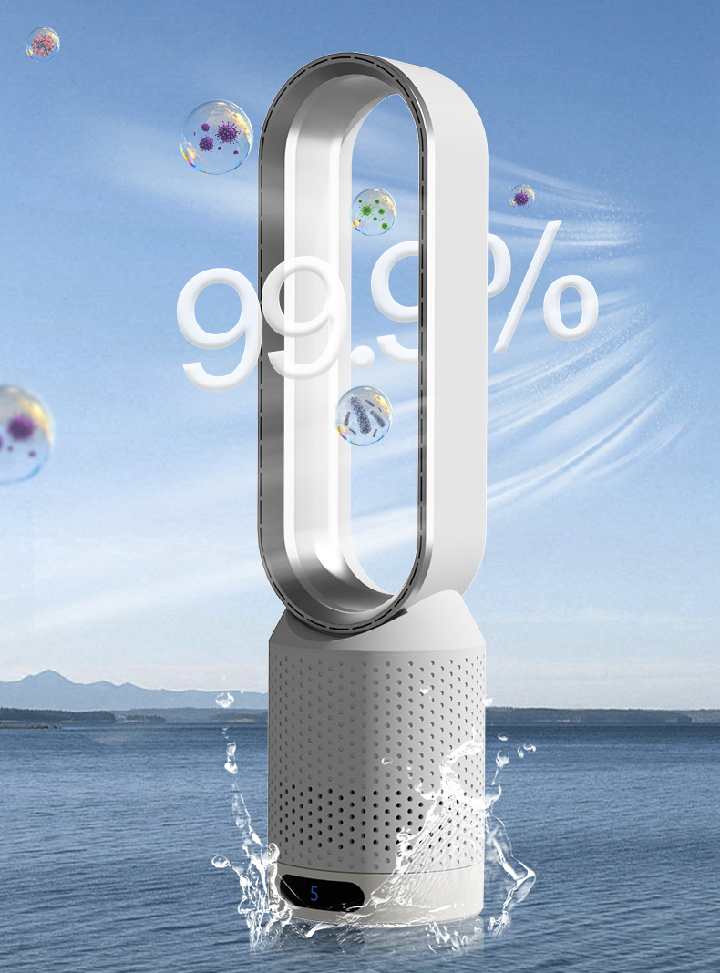 AirPure Pro – Refroidisseur d'air 3-en-1 avec nettoyage UV & ioniseur | Ventilateur portable de 6L