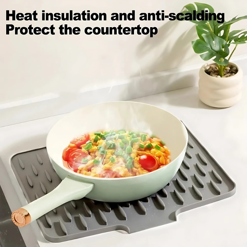 Globetrek° SiliconeMat 1+1 GRATUIT : Tapis en Silicone Multifonctionnel Résistant à la Chaleur et à l'Humidité