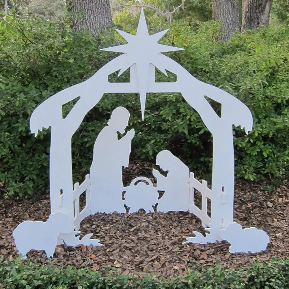 MajesticNativity | Élégance de jardin à l'épreuve des intempéries pour les fêtes de fin d'année