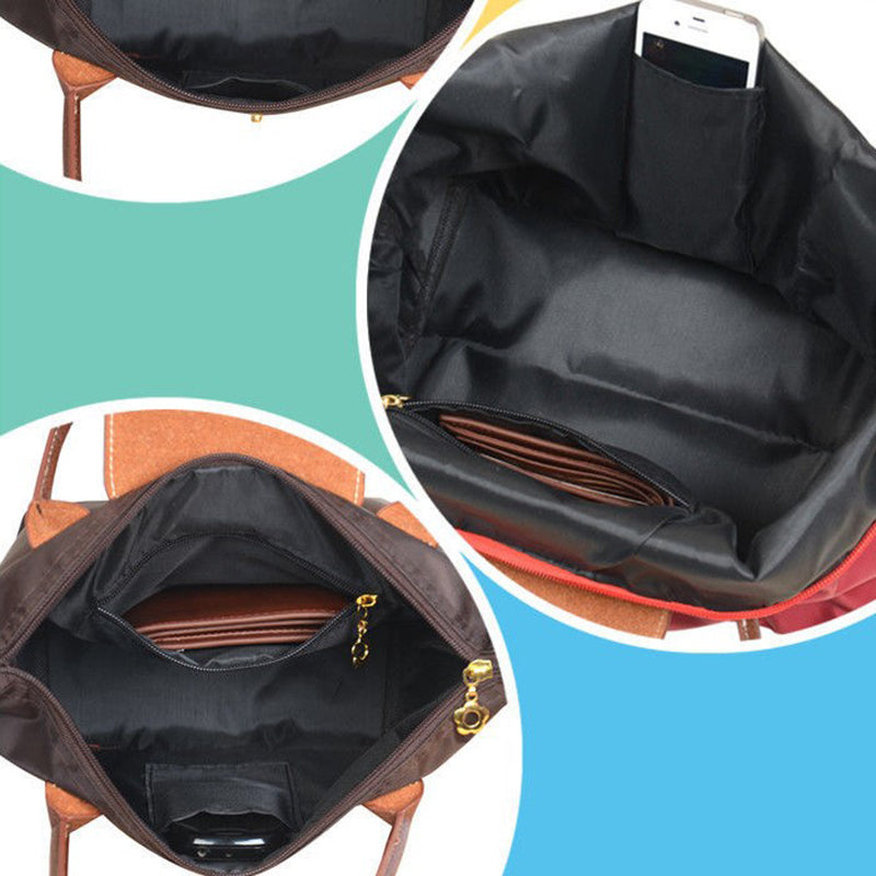 Sac de Transport Spacieux en Matériau Déperlant avec Accents en Cuir – Sac de Voyage Élégant pour un Usage Quotidien | Sansoti