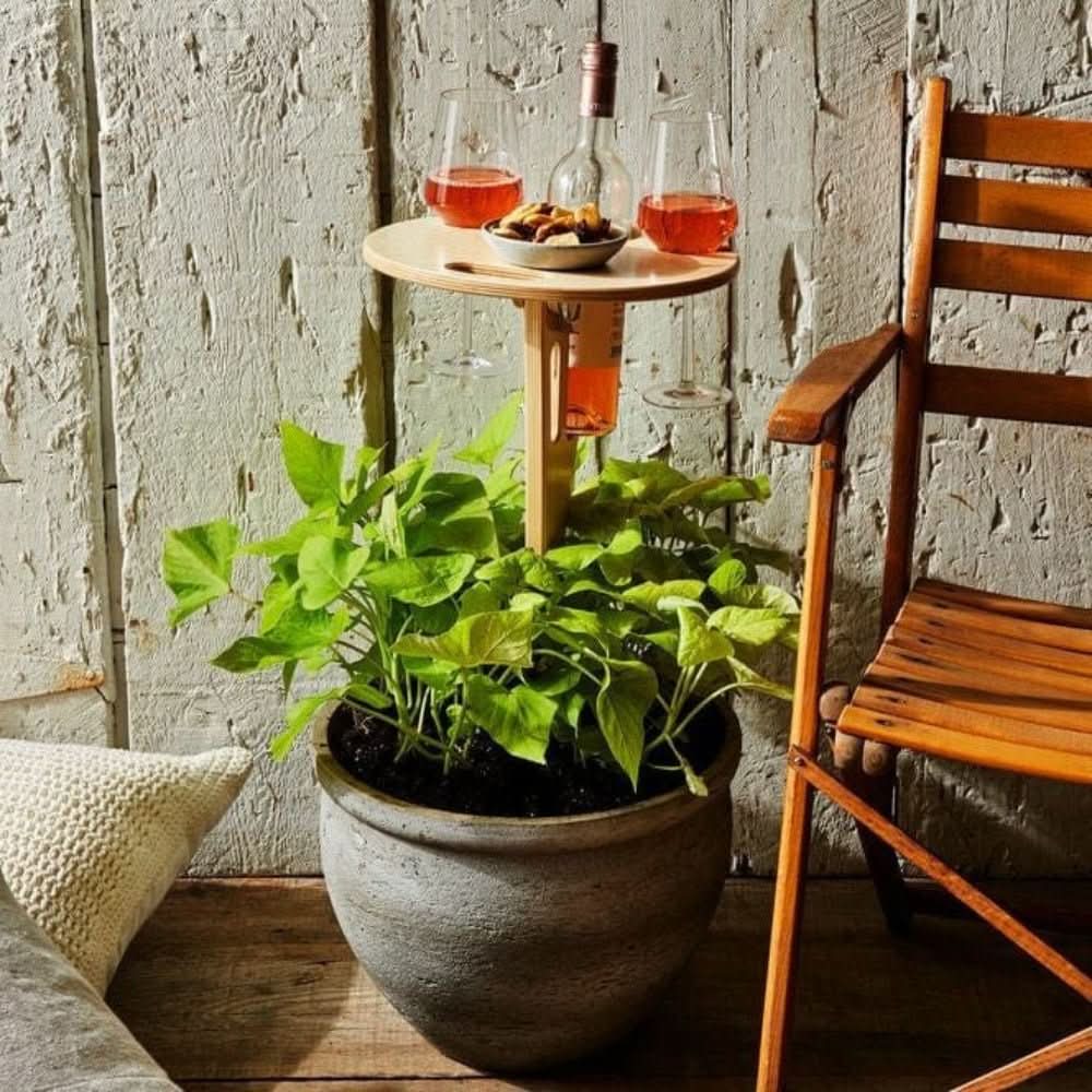 Table à vin exigeante – Table à vin portable pour pique-nique et plaisir en plein air