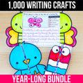 1 000 activités d'écriture + prompts BUNDLE ANNUEL