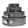Ensemble de moules à charnière Krumble de 4 – Moules ronds de 12, 18, 24 et 26 cm