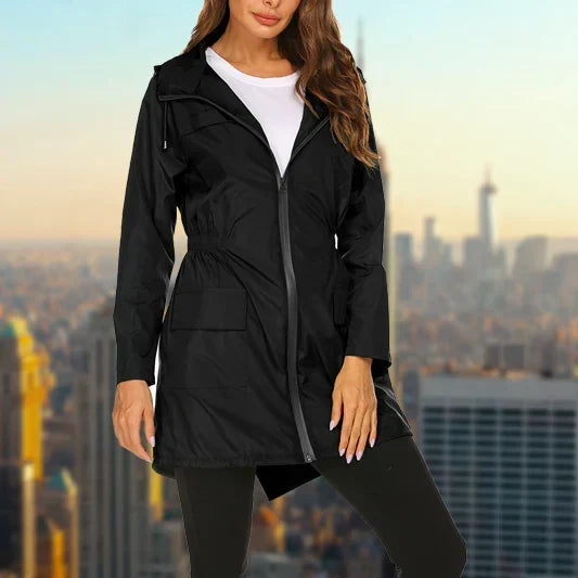 Veste de Pluie Femme – Veste Élégante Imperméable pour Temps Pluvieux