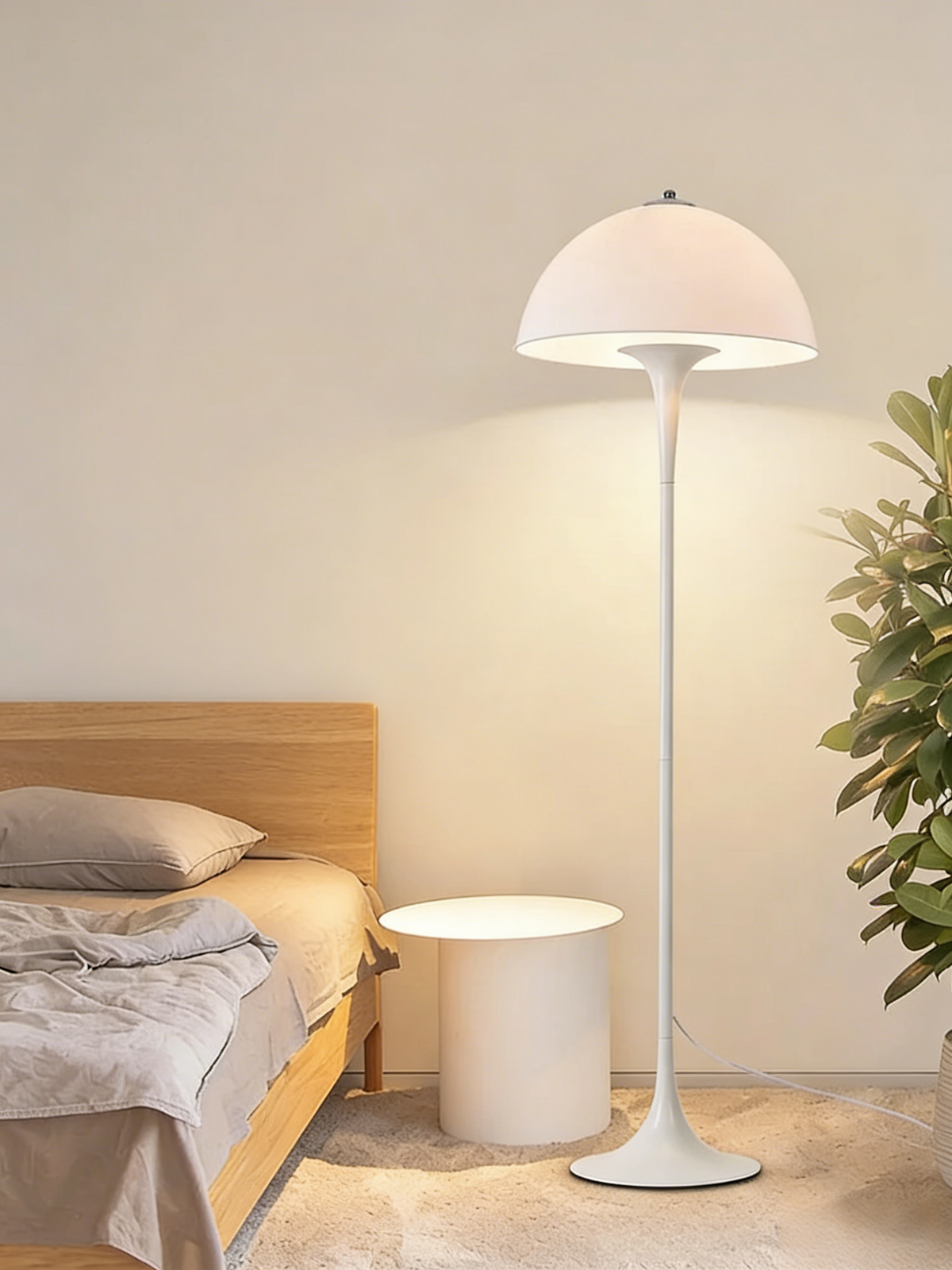Lampe de Table Panthella – Lampe Champignon de Style Mid-Century avec Lumière Douce Diffusée