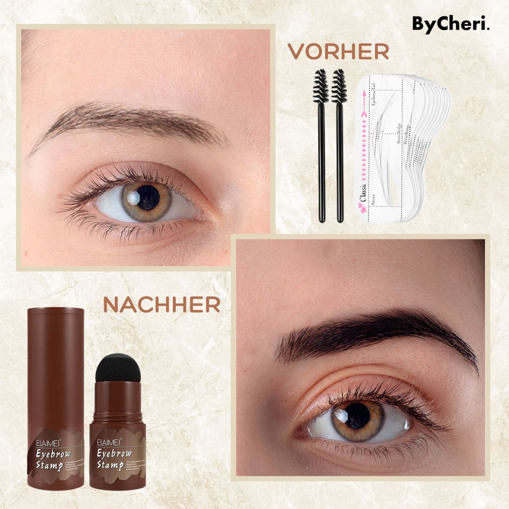 Ensemble de pochoirs et de tampons pour sourcils pour une forme parfaite