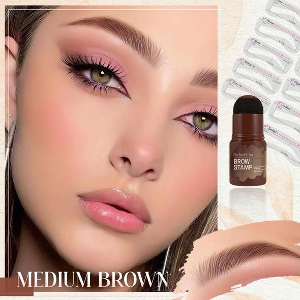 Ensemble de pochoirs et de tampons pour sourcils pour une forme parfaite