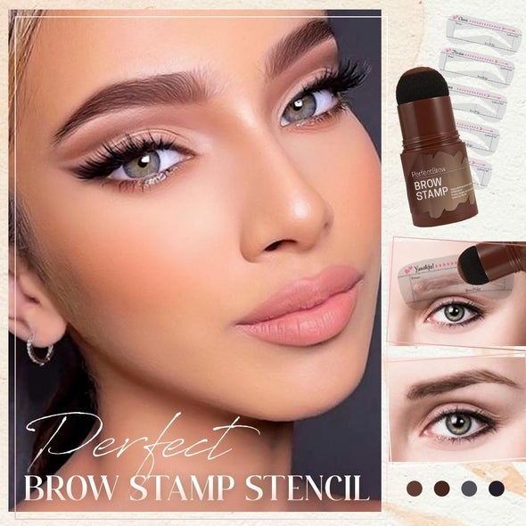 Ensemble de pochoirs et de tampons pour sourcils pour une forme parfaite