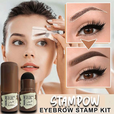 Ensemble de pochoirs et de tampons pour sourcils pour une forme parfaite