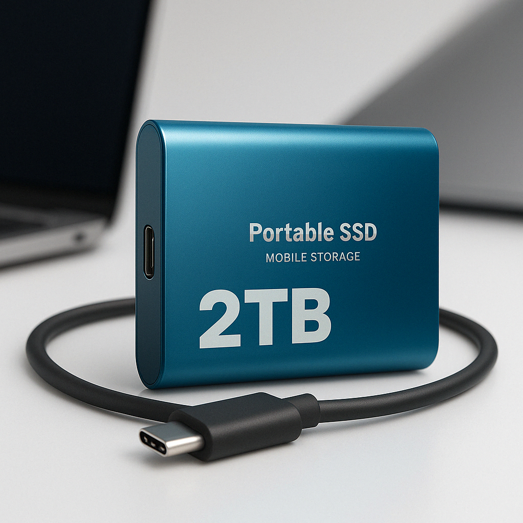 DataSprint SSD Externe 2 To/1 To – Stockage USB-C rapide jusqu'à 1050 Mo/s