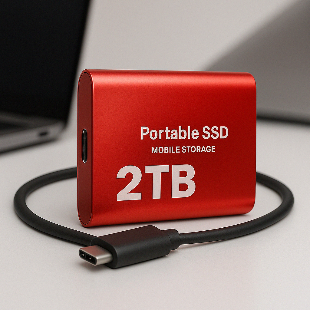 DataSprint SSD Externe 2 To/1 To – Stockage USB-C rapide jusqu'à 1050 Mo/s