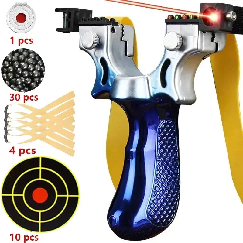 Vepine Precision Slingshot avec Laser & Poignée Anti-Dérapante | Design Léger pour un Ciblage Précis