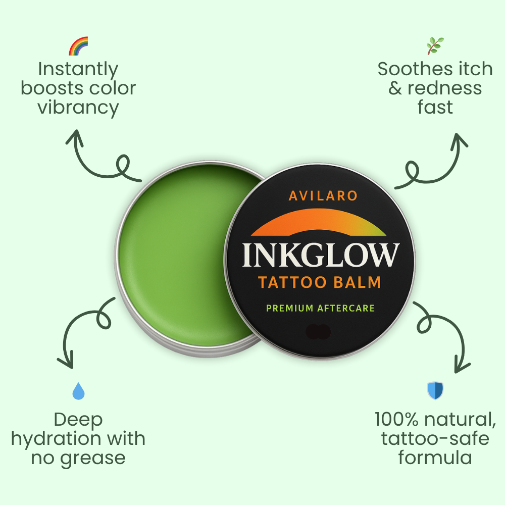 InkGlow™ – Éclaircissez, Soignez et Fixez la Couleur de Votre Tatouage
