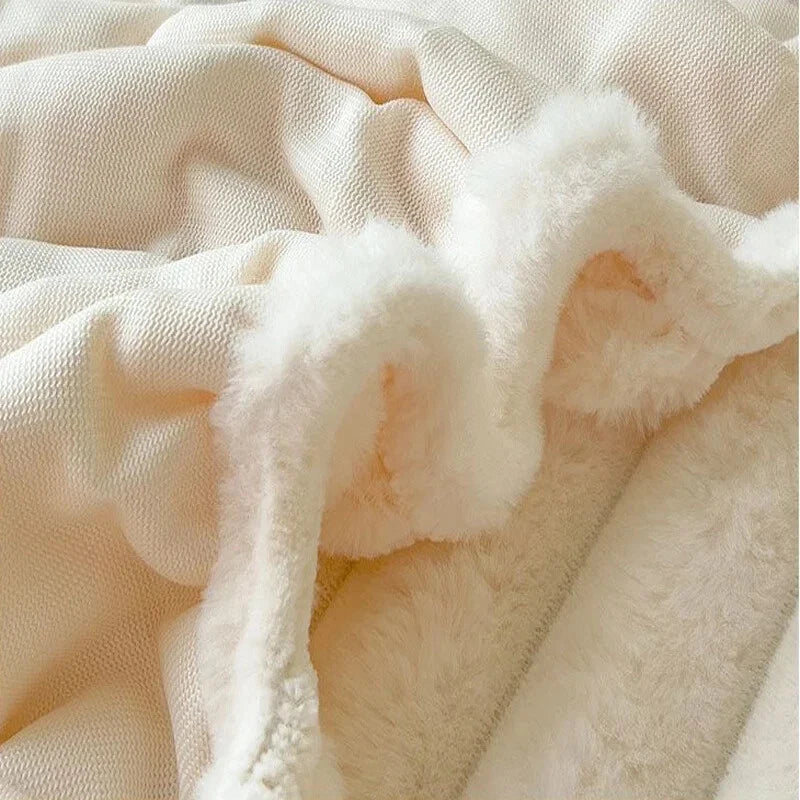 Housse de Matelas en Velours Luxueux - Confort Doux & Ajustement Securisé