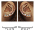 Glamour | Boucles d'oreilles en argent sterling 925 avec zircon brillant