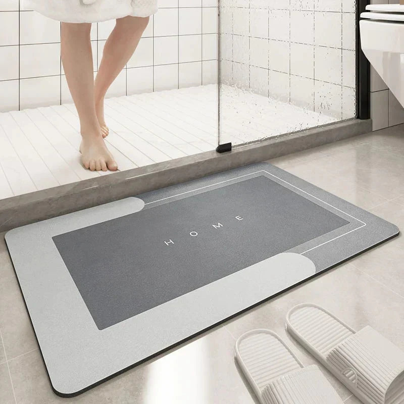 Tapis Antidérapant à Séchage Rapide pour Salles de Bain et Entrées Sûres