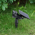 Spot de Jardin Solaire LED RGB Lampe d'Extérieur IP65 Tête Réglable Éclairage de Pelouse | Sansoti