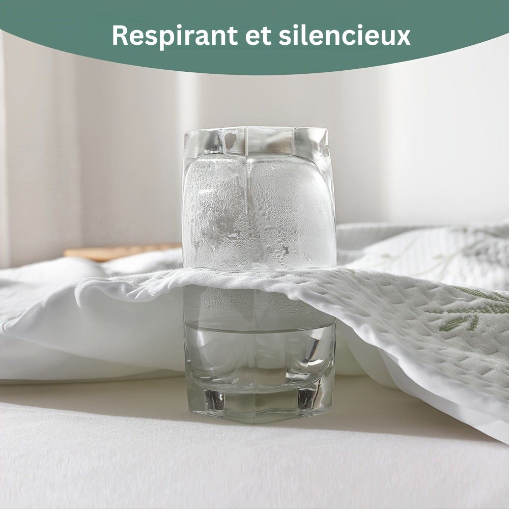 BambooCool Protège-matelas – Respirant et Rafraîchissant pour une Qualité de Sommeil Améliorée