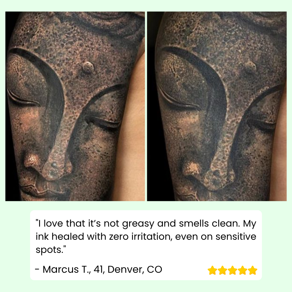 InkGlow™ – Éclaircissez, Soignez et Fixez la Couleur de Votre Tatouage