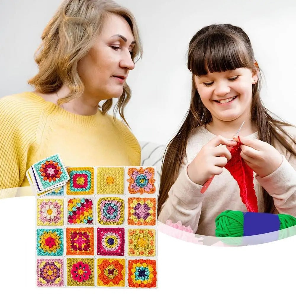 CrochetCards : Ensemble de Cartes Guide de Crochet Carré