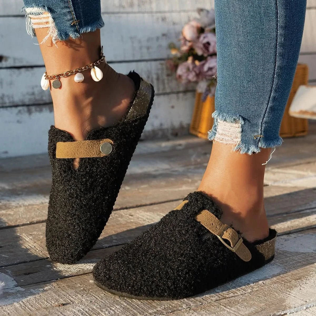 CONTRORTLUXE – Chaussures en laine de mouton luxueuses pour un confort ultime en hiver
