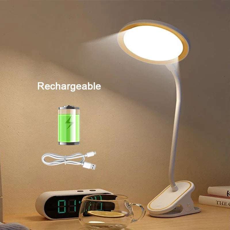 Lunivo Lampe de Table LED Tactile | Avec Batterie & Lumière Naturelle | Température de Couleur 4000K | Design Moderne en Plastique