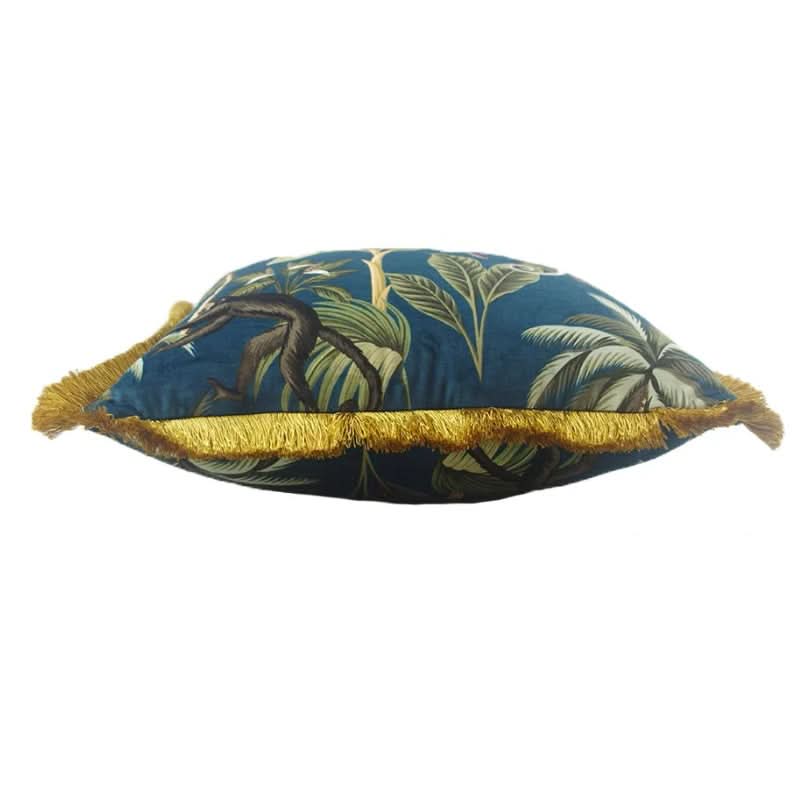 Housse de Coussin Animaux de la Jungle Rétro pour Décoration de Canapé