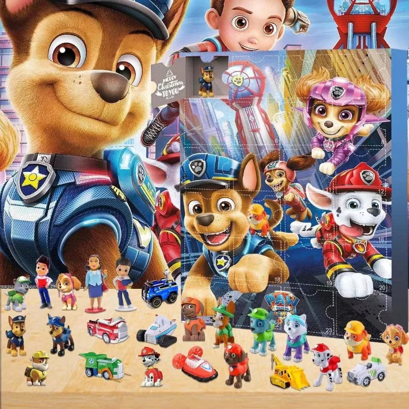 PawPatrol Joy | Calendrier de l'Avent avec 24 figurines magiques