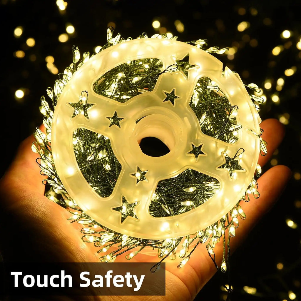 Guirlande lumineuse LED Ignisia | Avec télécommande | 30–75 m | 900–2000 LEDs | Étanche IP65 | Pour Noël, Halloween & fêtes