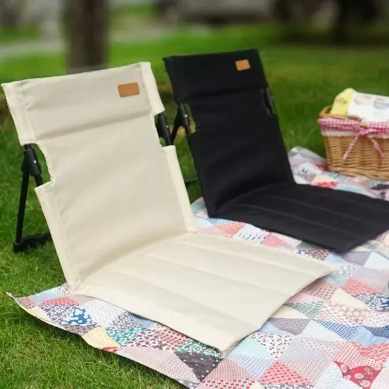 TREKASE Chaise de camping pliable | Ultra légère et résistante aux intempéries | Cadre en aluminium | Rembourrée pour un confort supplémentaire | Montage rapide