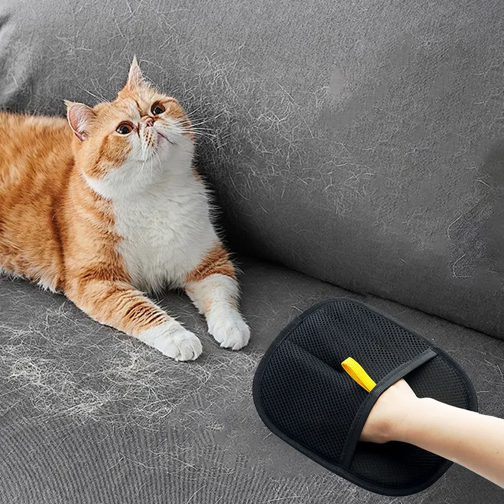 DogCatFri™ Gants de Nettoyage 1+1 GRATUIT : Gants Électrostatiques pour Élimination des Cheveux d'Animaux