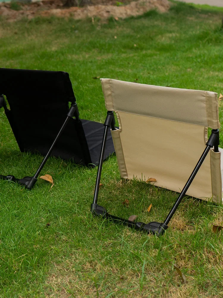 TREKASE Chaise de camping pliable | Ultra légère et résistante aux intempéries | Cadre en aluminium | Rembourrée pour un confort supplémentaire | Montage rapide
