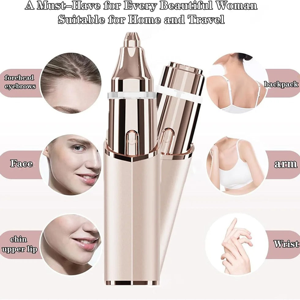 Tondeuse à Cheveux - 2 en 1 Électrique pour Sourcils et Visage