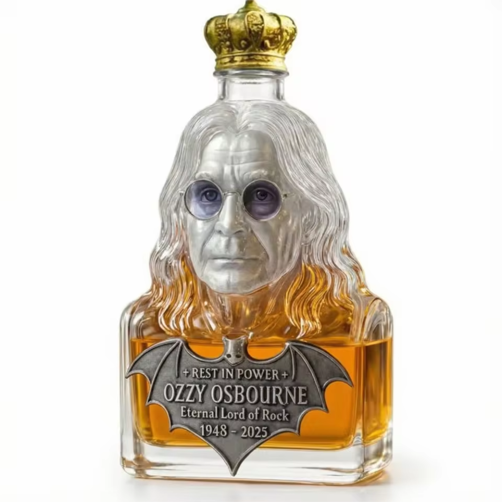 LiquorBottle™ : Ozzy Osbourne Édition Limitée Hommage Carafe Bouteille à Liqueur
