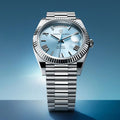 Montre automatique de luxe pour hommes – Acier inoxydable, remontage automatique, fonction calendrier – Style pour chaque occasion