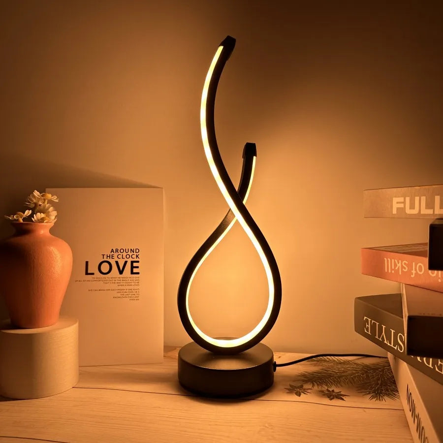 Lumoara Lampe de Table LED | Dimmable | 3 Couleurs de Lumière | Design Moderne